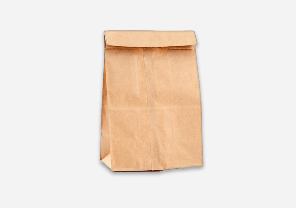 paper bag folded Larg